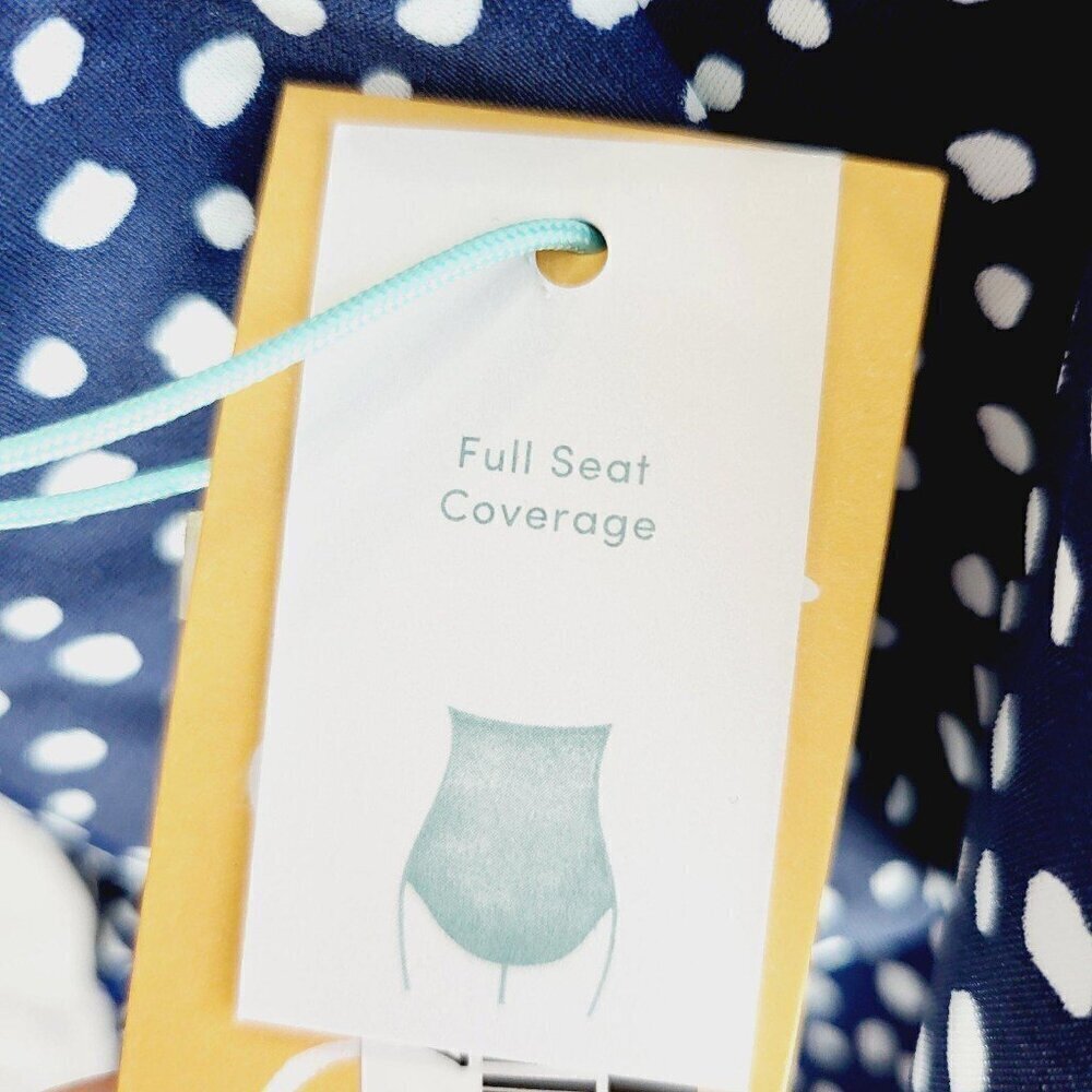 Kona Sol Women's Polka Dot Ruffle Shoulder One Piece Swimsuit, BT7-T - Picture 4 of 5